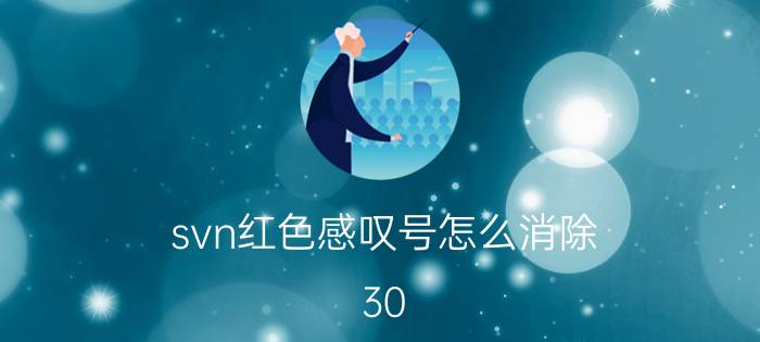 svn红色感叹号怎么消除 30?怎么安装和使用svn？